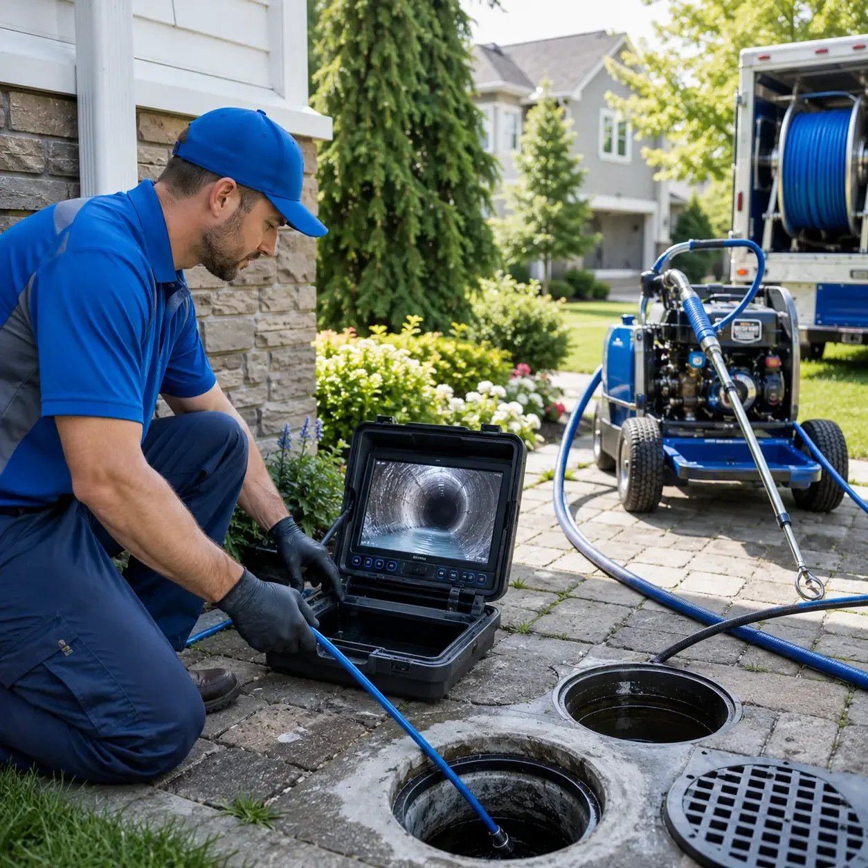Outdoor drain cleaning professionals serving Grantsburg, WI