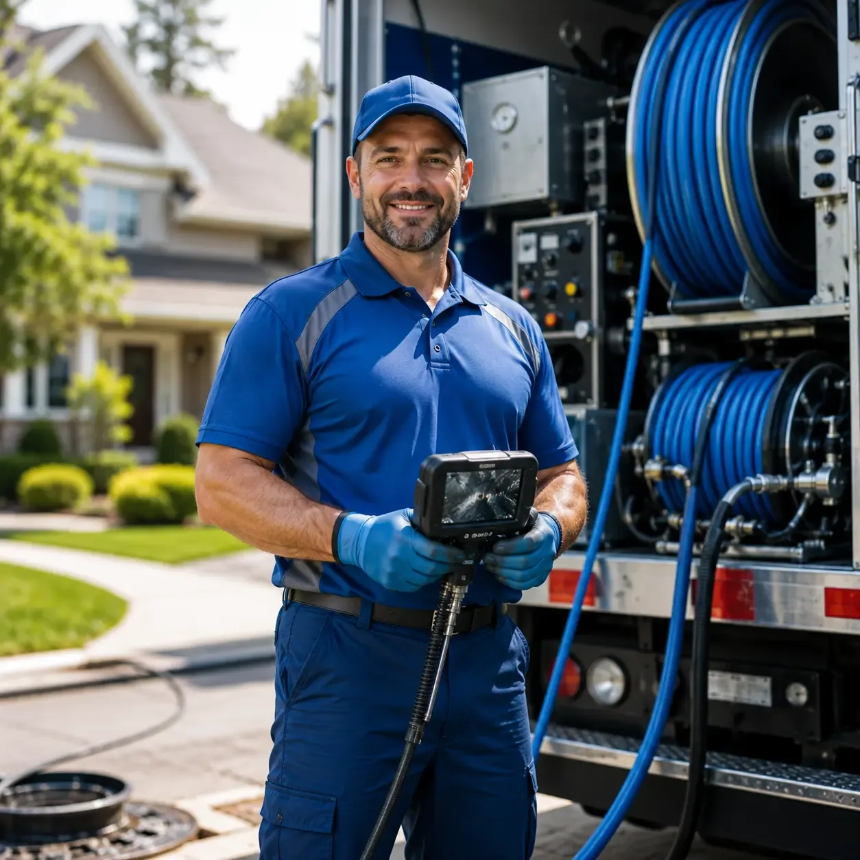 Local outdoor drain cleaning specialists in Grantsburg, WI